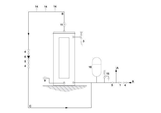 A.O.Smith DRE installation drawing