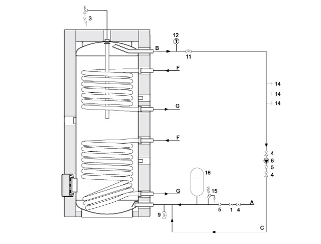 A.O.Smith ITS 300 installation drawing